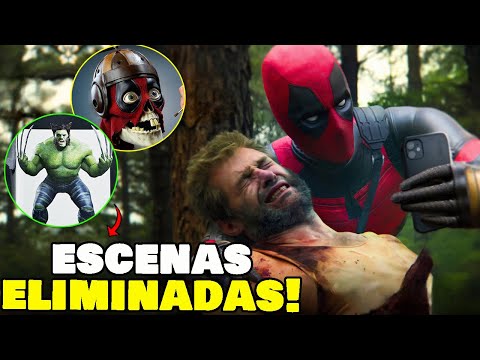 ¡TODAS LAS ESCENAS ELIMINADAS DE DEADPOOL Y WOLVERINE! Hulkverine y Galactipool cameos, Saga Mutante