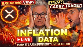 🚨 LIVE: US Inflation & GDP Release | NO 2026 RATE CUT??| XRP on Edge!