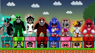 What if Super Mario had Custom Pipes All Character Game Horror?