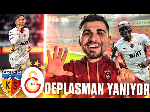 KAYSERİ DEPLASMANI YIKILIYOR MÜTHİŞ GÖRÜNTÜLER | Kayserispor 1-5 Galatasaray Stad Vlog