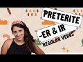 Conjugating ER and IR Verbs in the Preterite Tense