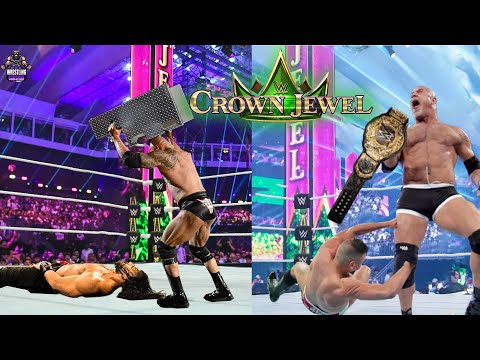 Rock Destroys Roman! Goldberg spears Gunther| Wwe Crown Jewel 2 November Highlights 2024