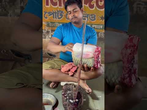 "রুই না খাসি? তেল দেখলেই বুঝবেন!" #youtubeshorts #fishcutting #bengalivlog #viralshorts #trending