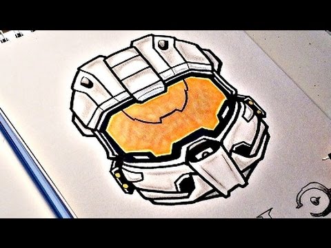 How To Draw HALO Master Chief