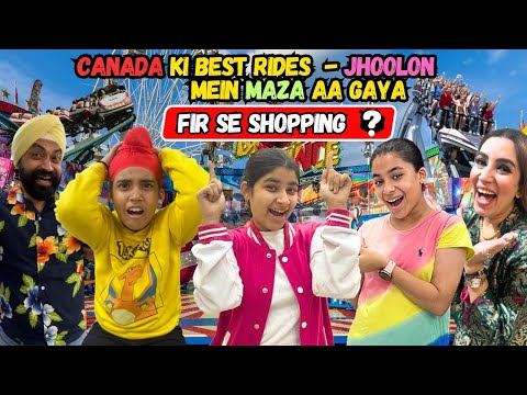 Canada Ki Best Rides - Jhoolon Mein Maza Aa Gaya Fir Se Shopping ? | RS 1313 VLOGS