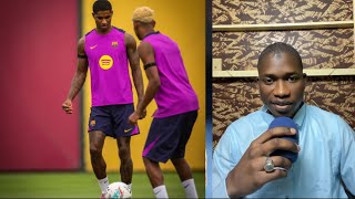 1ere séance d’entraînement de Rashford avec Yamal en beauté Isaac 