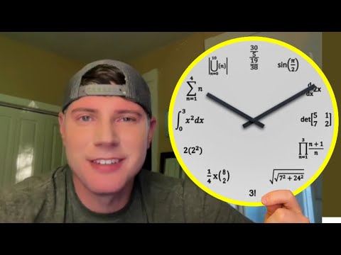 Fun Math Clock!