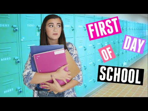 What the First Day of School is Like | CloeCouture