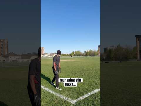 How to throw perfect spirals? #nfl #ncaa #sports #cfb #madden #training #workout #practice #d1 #win