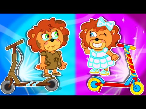 Lion Family | Rich Bride Lucky vs Broke Bride Lucky - Funny Stories for Kids  | Cartoon for Kids