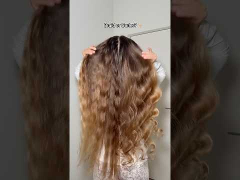 Braid or Curler? 🔥🔥🔥#heatlesswaves #heatlesscurlsovernight #noheatcurls #longhair #heatlesscurls