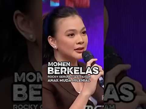 Momen Berkelas Rocky Gerung Kasi Paham Anak Muda Milenial ☺ #RockyGerung