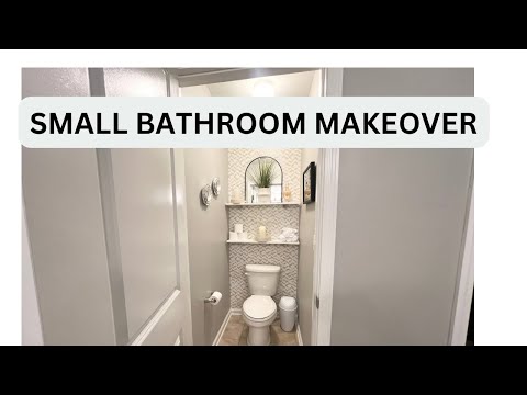 SMALL BATHROOM MAKEOVER 2025