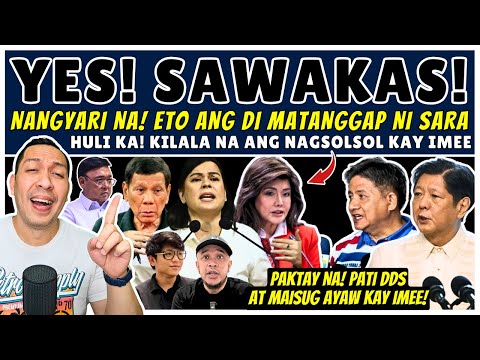 BREAKING NEWS AyanNa! EBIDENSYA Siya Pala NagSolsol kay IMEE MARCOS! SARA at DIGS NILAYASAN ng DDS!