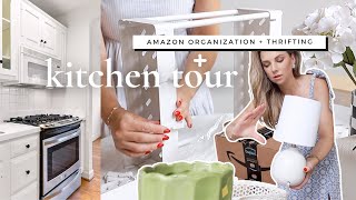 Amazon Organization! Kitchen Tour + Thrifting Home Decor