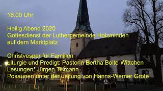 Heiligabend Gottesdienst Marktplatz Holzminden