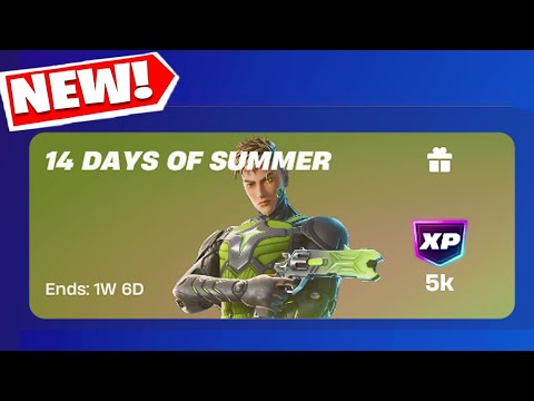 New 14 Days Of Summer Quests & Rewards in Fortnite chapter 6 Season 3 update