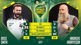 2026 World Darts Championship | Round 1 | Ross Smith Vs Andreas Harrysson
