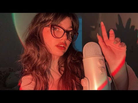 ASMR | Fast Mouth Sounds With Visual Light Triggers & Hand Movements (Mermaid Brush, Candy Eating)