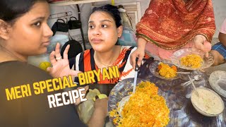 I COOKED BIRYANI AGAIN 😍 AYAT SAY SAFAI BHI KARWALI