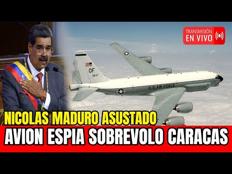 NICOLAS MADURO ASUSTADO - AVION ESPIA SOBREVOLO CARACAS - DIOSDADO CABELLO PREOCUPADO