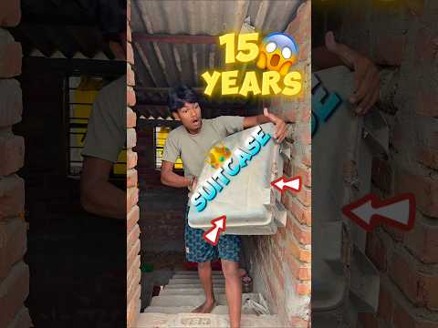 What's Inside This 15 Year Old suitcase??📦😱!! #shorts #viral #ytshorts