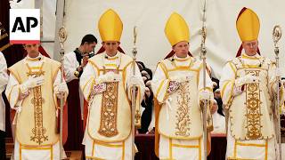 YouTube video thumbnail: Traditionalist Catholics Defy Pope Leo XIV by Consecrating 4 Bishops Without his Consent
