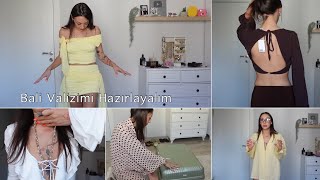 TATİL VALİZİMİ BİRLİKTE HAZIRLAYALIM | 2 HAFTALIK BALİ TATİLİ ⛱️