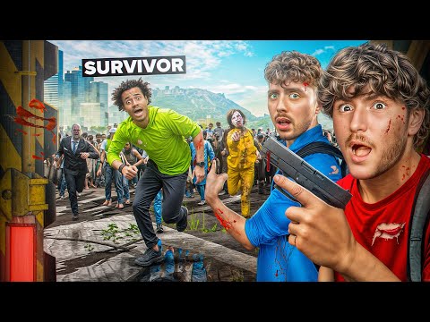 We Found a SURVIVOR In The ZOMBIE APOCALYPSE.. (GTA 5)