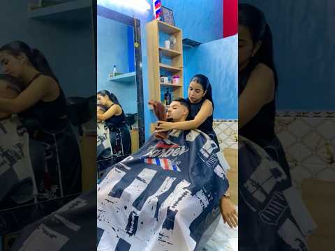 فرق بين حلاق او حلاقة 💇‍♀️😂💈 #komedi #اكسبلور #ضحك #comedy  ​⁠@yassarlemgharii3135