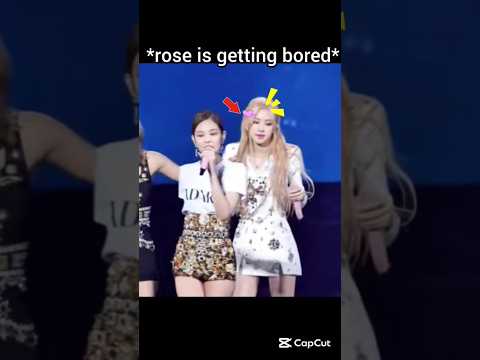 blackpink team rose say I am is getting bored 😏 #blackpink #kpop #lias #jisoo #jennie #shorts