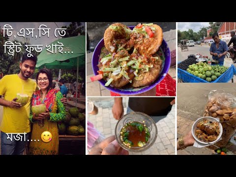 টি,এস,সি-তে স্ট্রিটফুড খাই ও দোয়েল চত্তরে শপিং সাথে তুরিন আপুর দাওয়াত | Street food in TSC