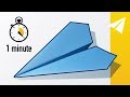 Folding a Paper Airplane Steps