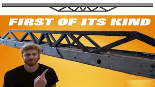 Welding a Truss to my Stretched Semi Truck Frame! HeavyHaul ToterHome