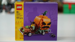 LEGO Jack O' Lantern Pickup Truck Speed Build #40822