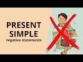 Forming Negative Statements in English