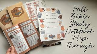 Autumn Bible Study Notebook Flip Through: How to Study the Bible | Creative Faith & Co.