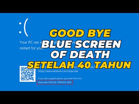 Microsoft Matikan Blue Screen of Death (BOSD) Setelah 40 Tahun
