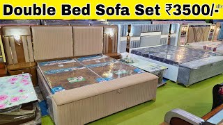 CHEAPEST FURNITURE MARKET DELHI🔥,Double Bed 6000, 5 seater sofa 6500, Almirah 2200, Furniture Market