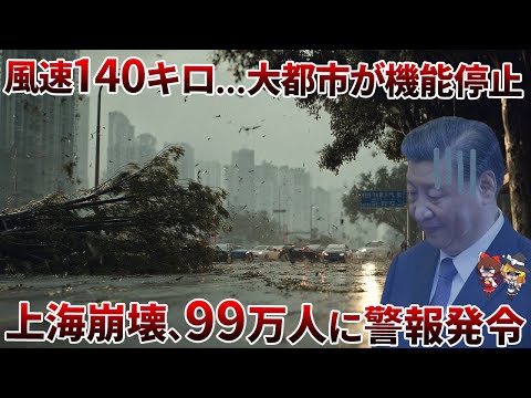 【緊急】上海を襲った“壊滅級の嵐”の正体！風速140キロ＋雹で都市機能崩壊【ゆっくり解説】