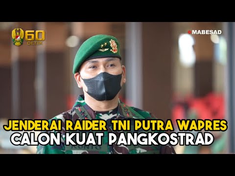 Jenderal Raider TNI Putra Wakil Presiden Calon Kuat Pangkostrad
