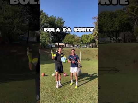 O INACREDITÁVEL ACONTECEU NO CHUTE DA BOLA GIGANTE!! Gonze vs Arthur #shorts