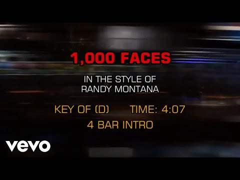 Randy Montana – 1,000 Faces (Karaoke)