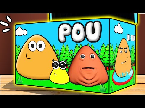 CAJA SECRETA Y MISTERIOSA DE POU VS POULINA 😱📦 | COBRAN VIDA EN LA CAJA SORPRESA GIGANTE DE BOU 🍫