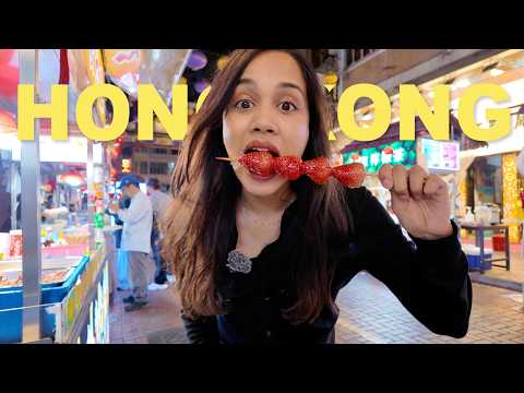 HONG KONG VLOG | what i ate, viral street markets and shopping