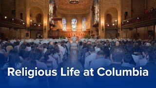 Welcome to Religious Life at Columbia University