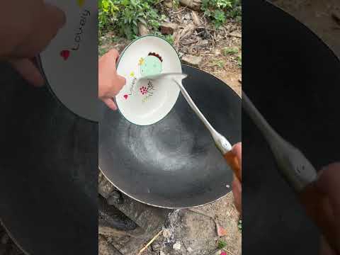 Have you ever eaten stir-fried air?|Chinese Mountain Forest Life and Food #Moo TikTok#FYP