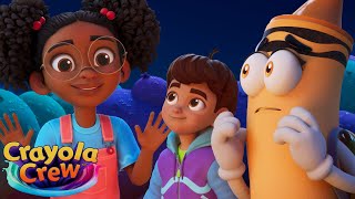 Scary Stories and Spooky Adventures | Crayola Crew 🖍️ | Cartoons For Kids | Animal Adventures