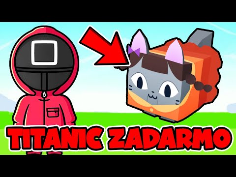 ZDARMA TITANIC SQUID GAME KOČKA 🤑 leaky, spekulace a úniky ze hry 🥳 Pet Simulator 99