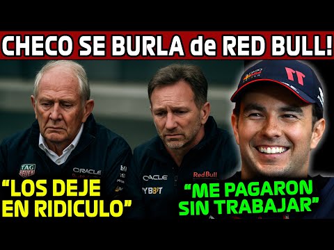 CHECO VENCIO a RED BULL!! "LES COBRE 6 AÑOS, EN TODO GANE" SERGIO PEREZ se BURLA de RED BULL!!
